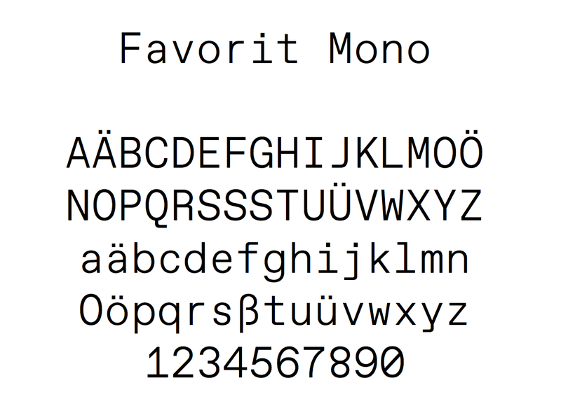 Favorit Mono